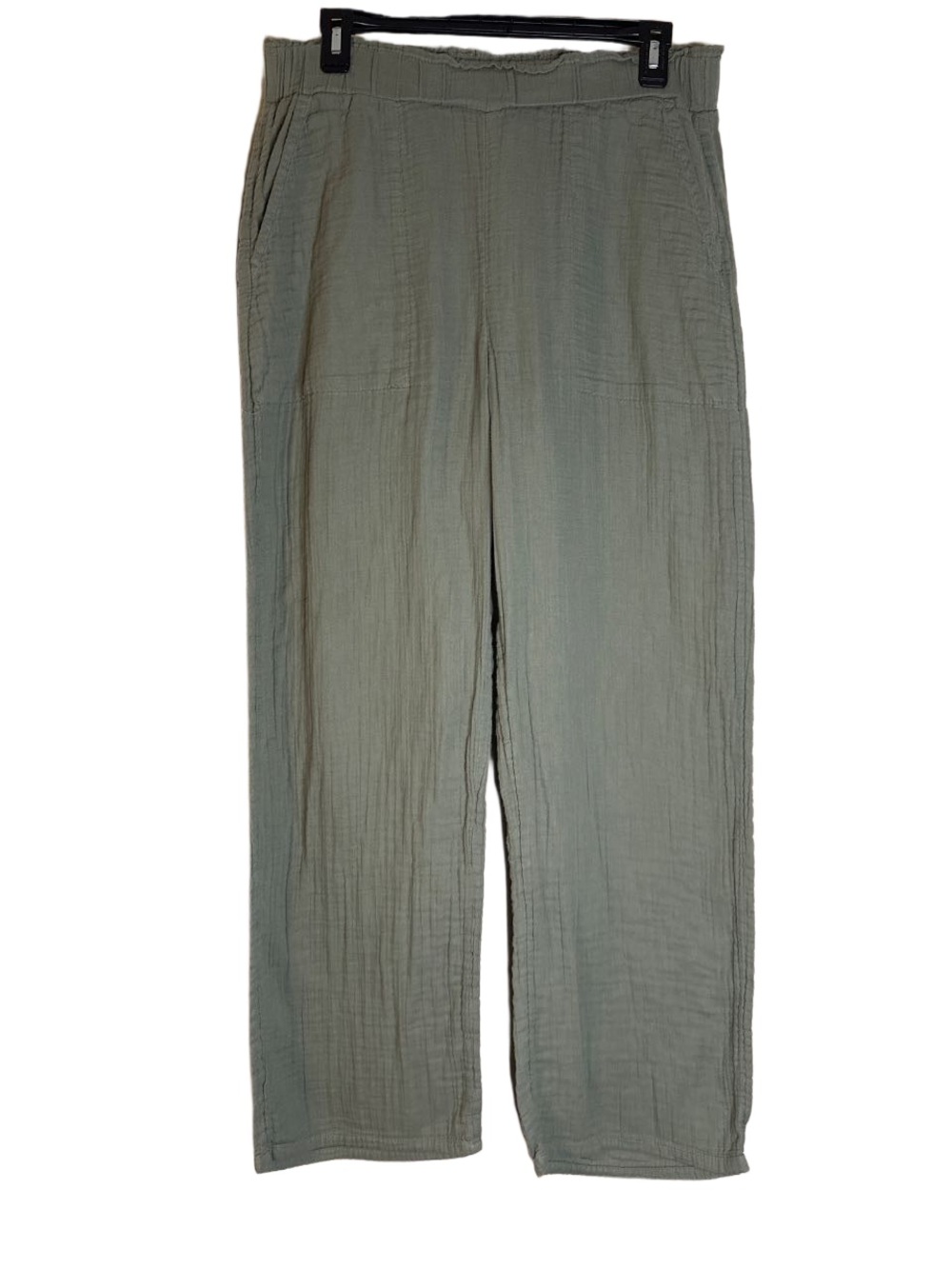 GAP Women's Wide Leg Pants in Sage Green, Med